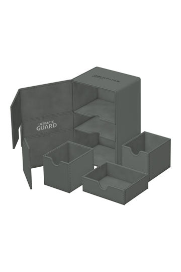 Ultimate Guard: Deck Box – XenoSkin Monocolor Flip'n'Tray 160+ – Grey