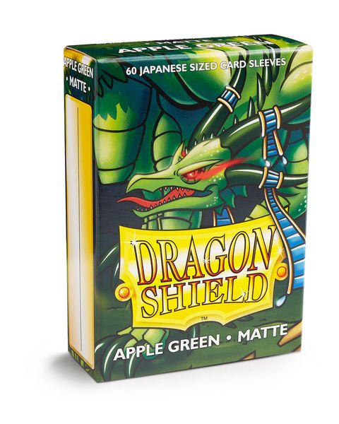 Dragon Shield: Japanese Size Sleeves – Matte – Apple Green
