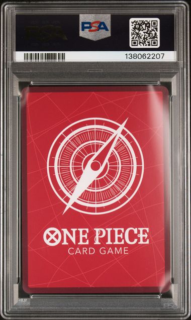 2022 ONE PIECE OP01-ROMANCE DAWN #003 MONKEY D. LUFFY ALTERNATE ART-ERRATA PSA 10