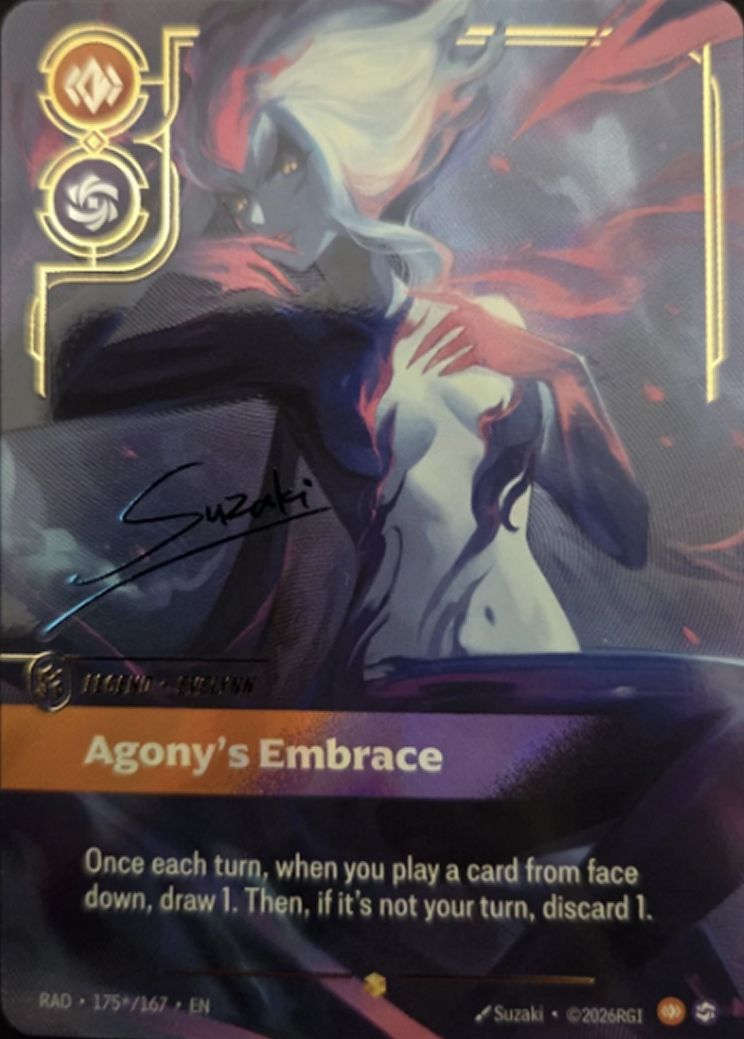 Evelynn, Agony's Embrace (Signature) (175*/167) - Radiance Foil