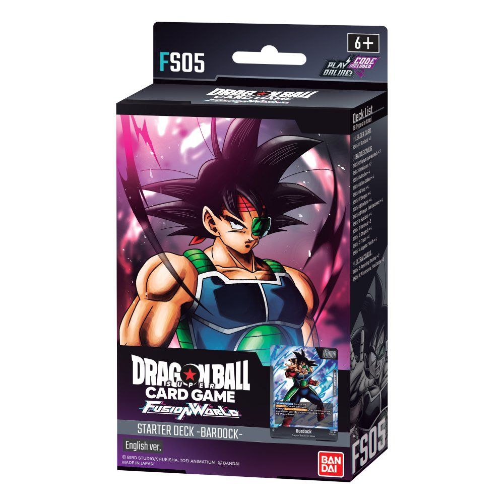 Dragon Ball Super Card Game: Fusion World – Starter Deck Display: Bardock [FS05]