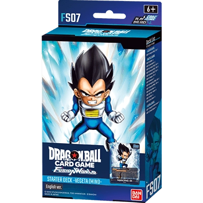 Dragon Ball Super Card Game: Fusion World – Starter Deck Display: Vegeta (Mini) [FS07]