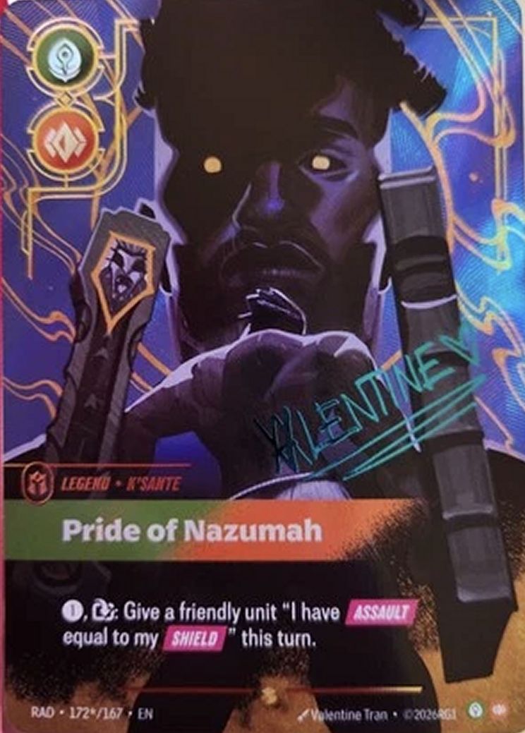 K'Sante, Pride of Nazumah (Signature) (172*/167) - Radiance Foil