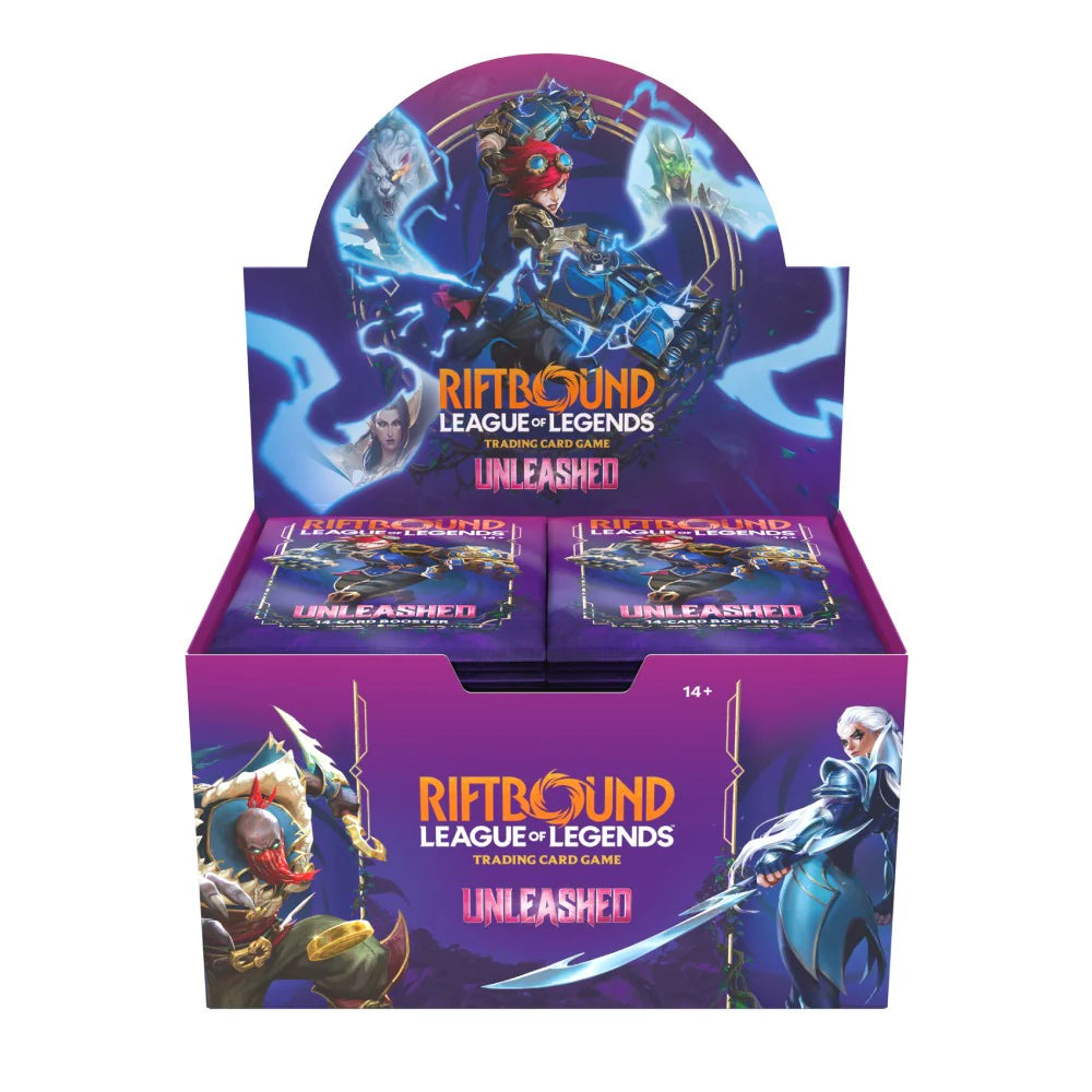 Riftbound: League of Legends TCG Unleashed Booster Box Blacklist Cards and Collectables Riftbound: League of Legends TCG Unleashed Booster Box Blacklist Cards and Collectables