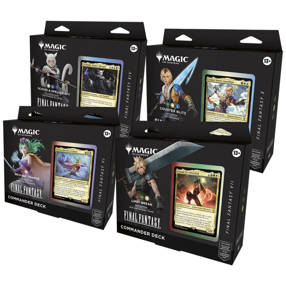 Magic: The Gathering – Final Fantasy - Commander Decks (Set of 4)