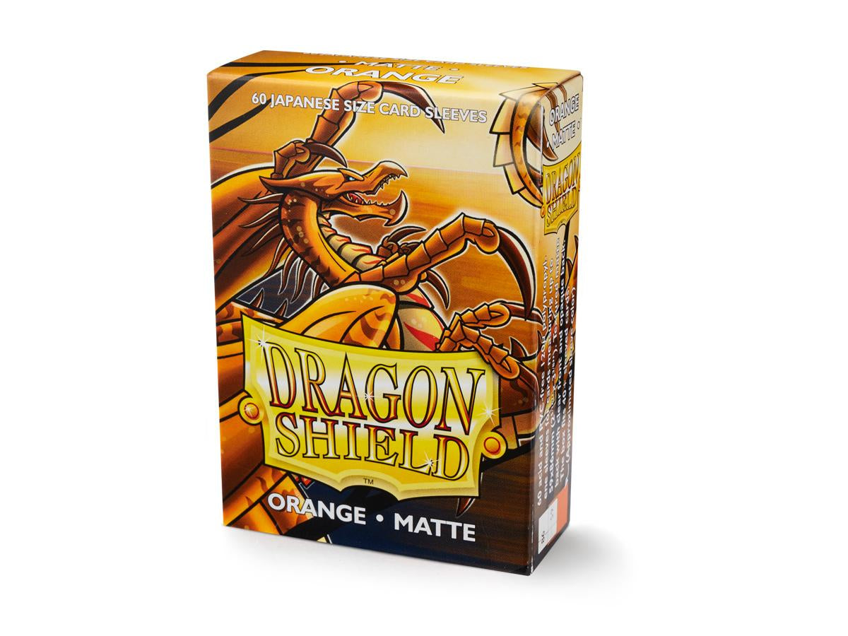 Dragon Shield: Japanese Size Sleeves – Matte – Orange