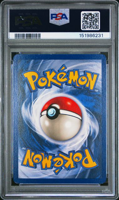 1999 POKEMON FOSSIL #4 DRAGONITE-HOLO 1ST EDITION PSA 7