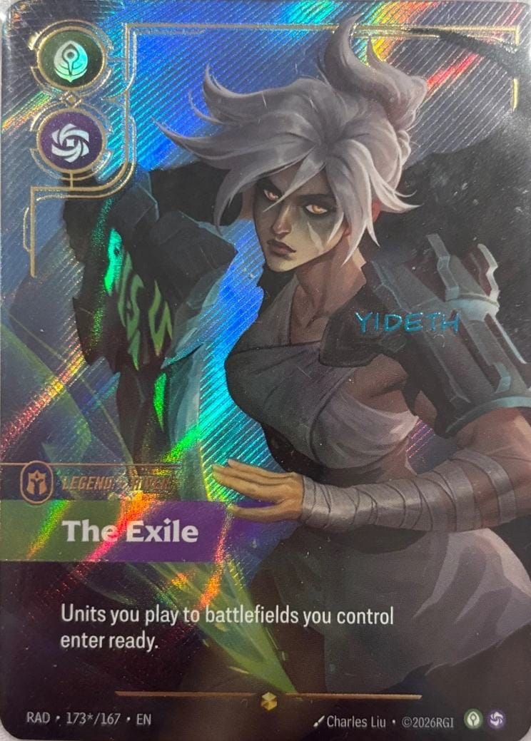 Riven, The Exile (Signature) (173*/167) - Radiance Foil
