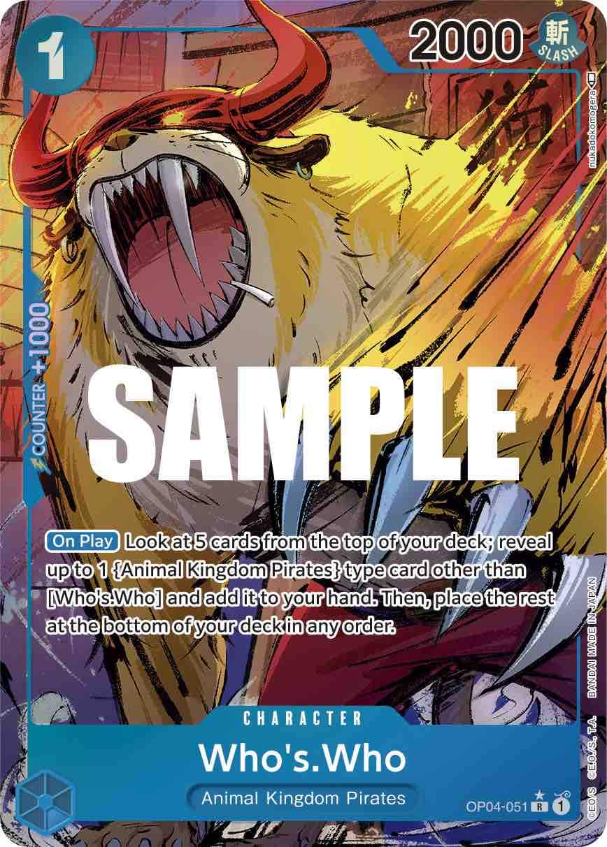 OP04-051A - Who's Who ( Alt Art )