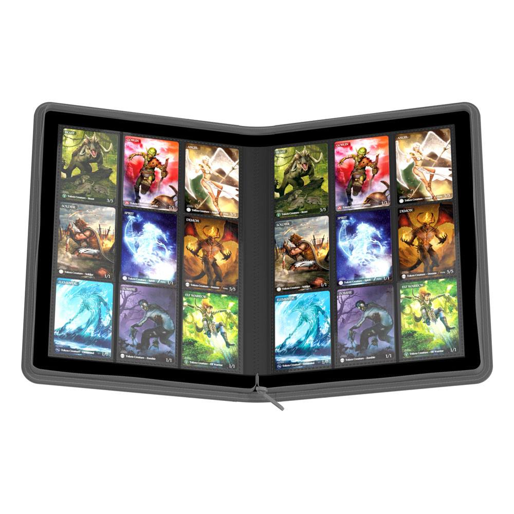 Ultimate Guard: Portfolio – 18-Pocket XenoSkin ZipFolio 360 – Grey