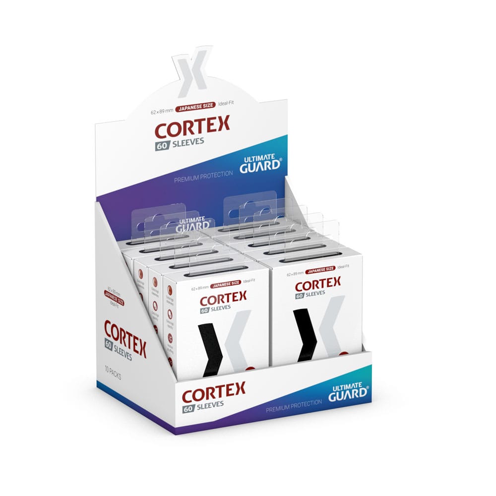 Ultimate Guard: Japanese Size Sleeves – Cortex – Black
