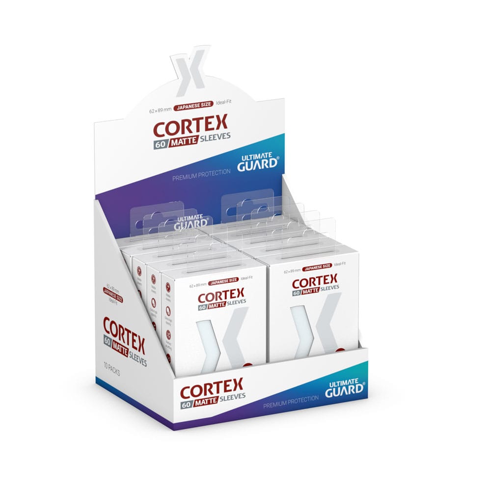 Ultimate Guard: Japanese Size Sleeves – Cortex Matte – Transparent