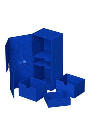 Ultimate Guard: Deck Box – XenoSkin Twin Flip'n'Tray 266+ – Blue
