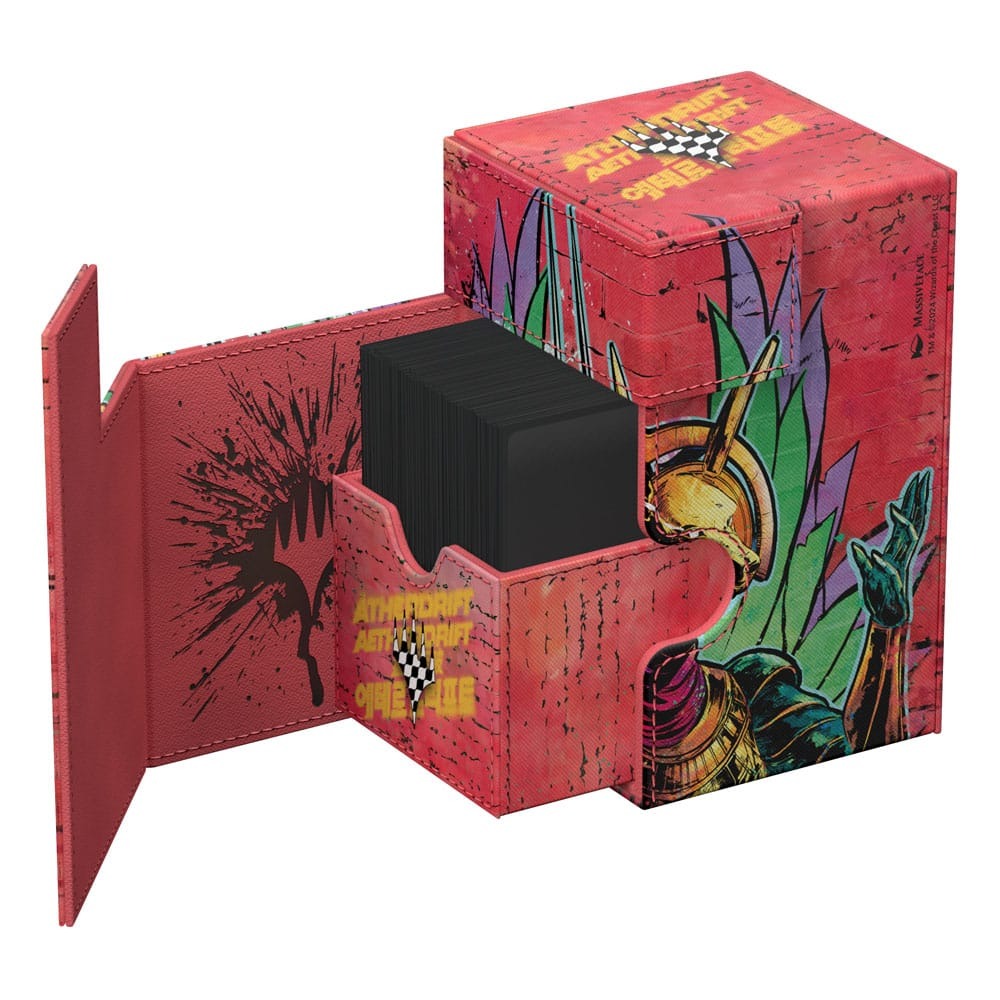 Ultimate Guard: Deck Box – XenoSkin Flip'n'Tray Deck Case 100+ – MTG: Aetherdrift – Hazoret