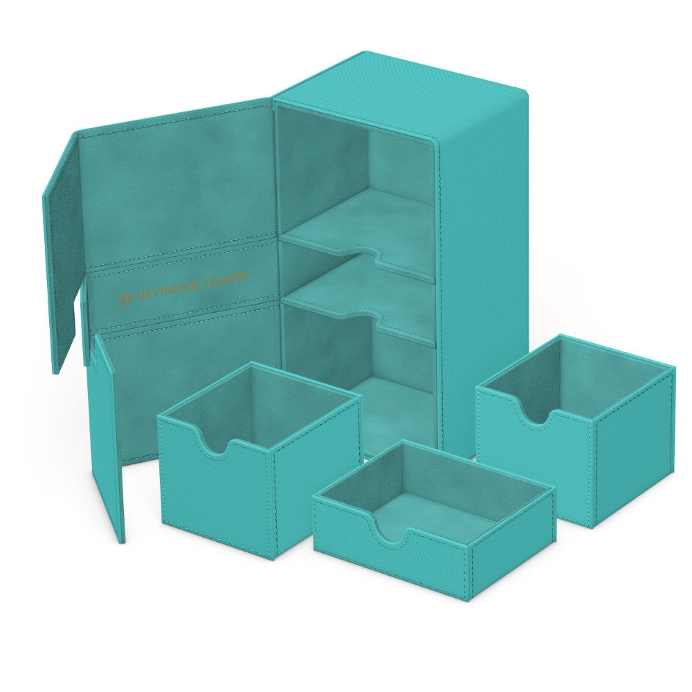 Ultimate Guard: Deck Box – XenoSkin Twin Flip'n'Tray Deck Case 200+ – 2025 Summer Edition: Lagoon