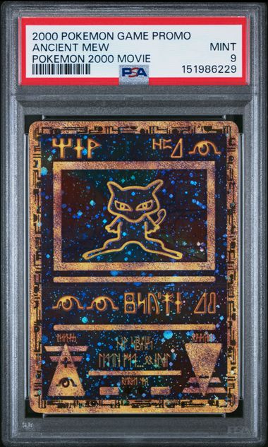 2000 POKEMON GAME MOVIE ANCIENT MEW POKEMON 2000 MOVIE PSA 9