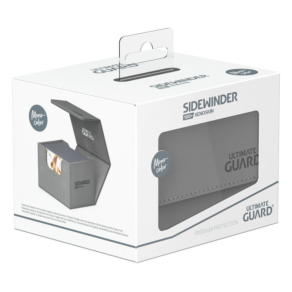 Ultimate Guard: Deck Box – XenoSkin Monocolor Sidewinder 100+ – Grey