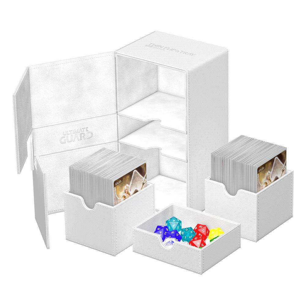 Ultimate Guard: Deck Box – XenoSkin Monocolor Twin Flip'n'Tray 200+ – White