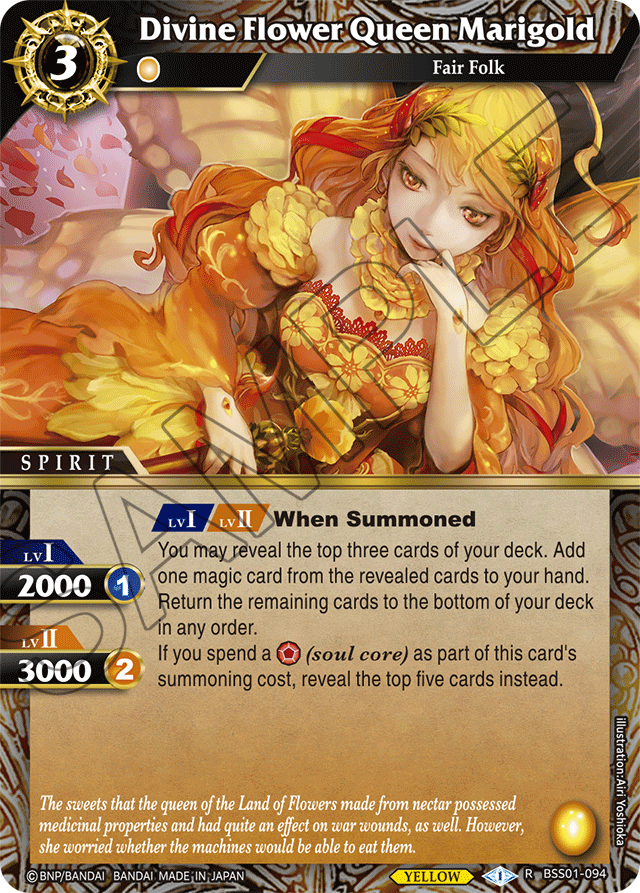 BSS01-094 - Divine Flower Queen Marigold