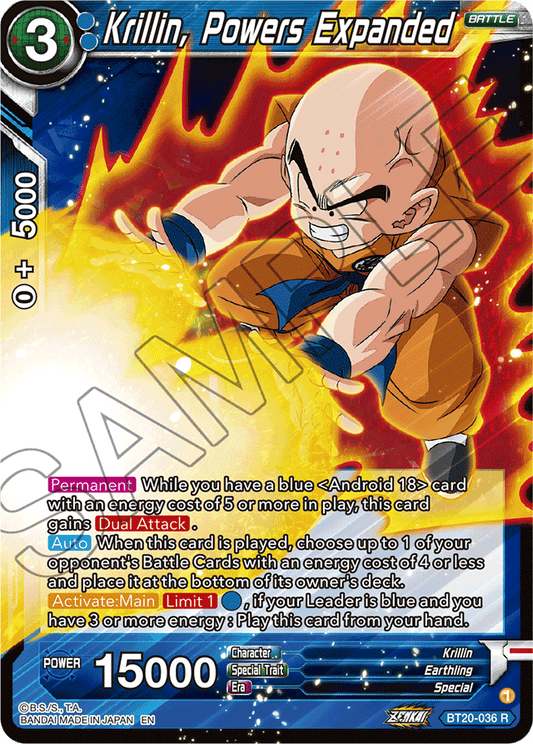 BT20-036 -  Krillin, Powers Expanded