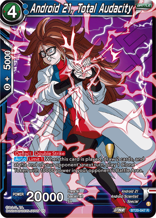 BT20-047 - Android 21, Total Audacity