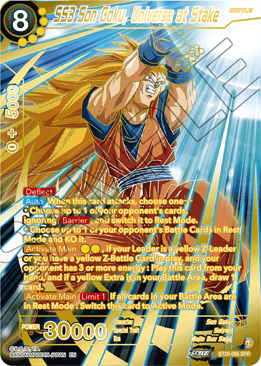 BT20-095 - SS3 Son Goku, Universe at Stake SPR