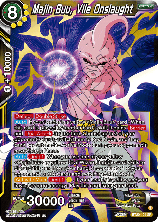 BT20-104 - Majin Buu, Vile Onslaught SR