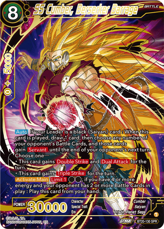 BT20-130 - SS Cumber, Berserker Barrage SPR