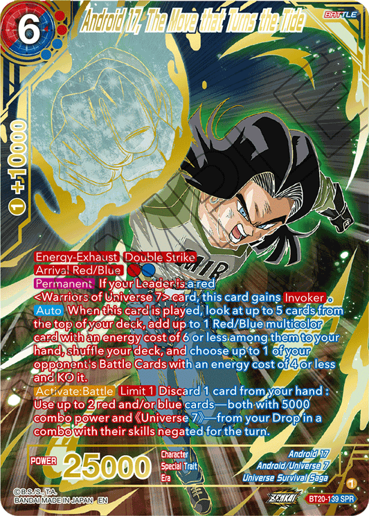 BT20-139 - Android 17, The Move that Turns the Tide SPR