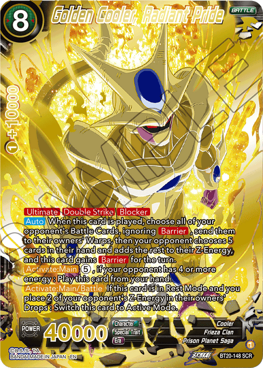 BT20-148 - Golden Cooler, Radiant Pride SCR