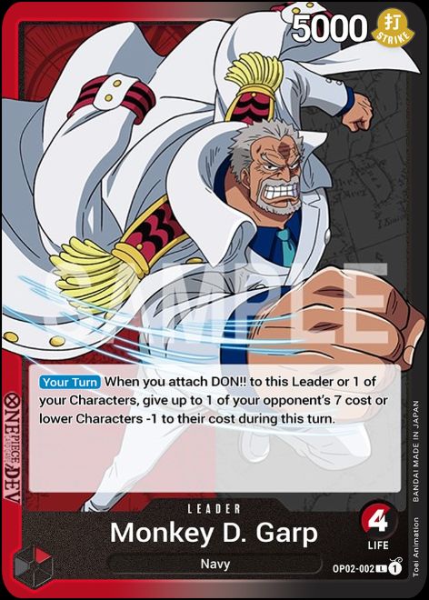 OP02-002 - Monkey D. Garp