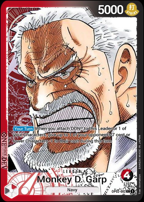 OP02-002A - Monkey D. Garp (Alt Art)