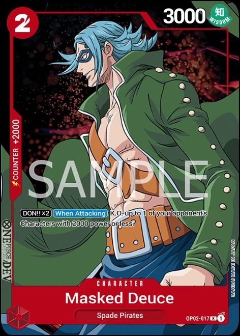 OP02-017A - Masked Deuce (Alt Art)