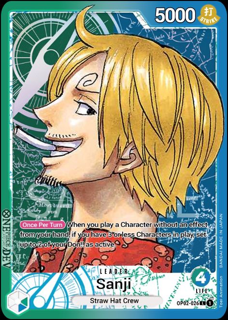 OP02-026A -  Sanji (Alt Art)