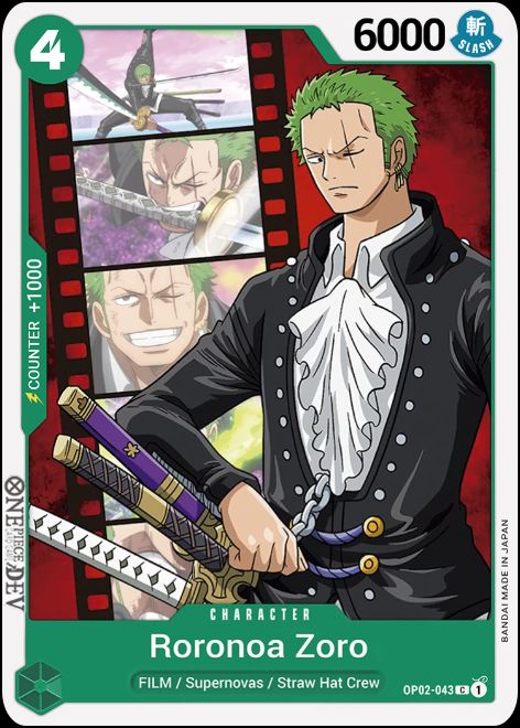 OP02-043 - Roronoa Zoro