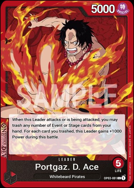 OP03-001 - Portgas D. Ace