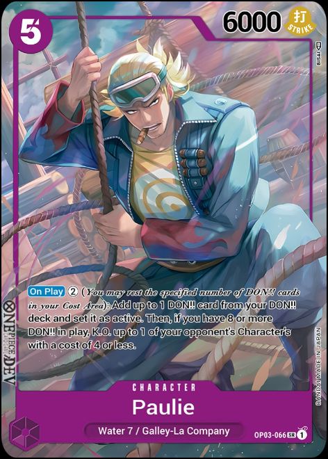 OP03-066A - Paulie Alt Art SR