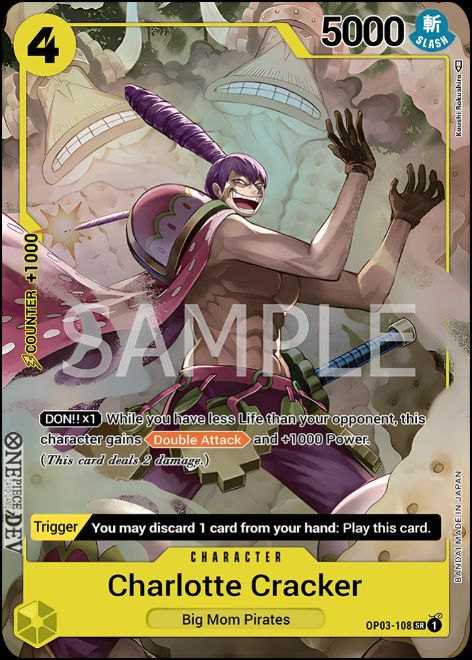 OP03-108A - Charlotte Cracker Alt Art SR